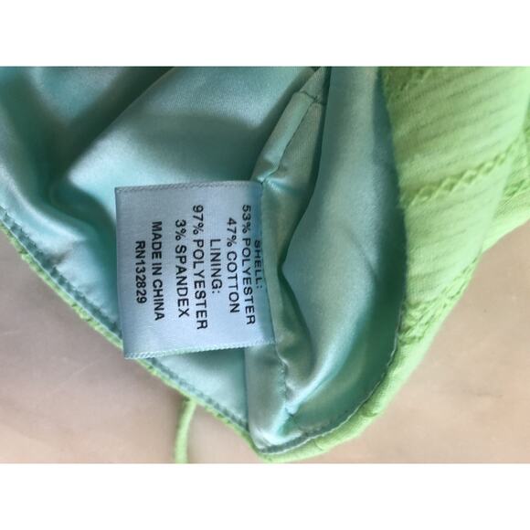 Majorelle Crop Off The Shoulder Corset Top s Corset Peasant Lime Green - Picture 3 of 10